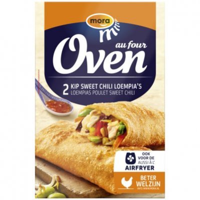 Mora Oven kip sweet chili loempia's